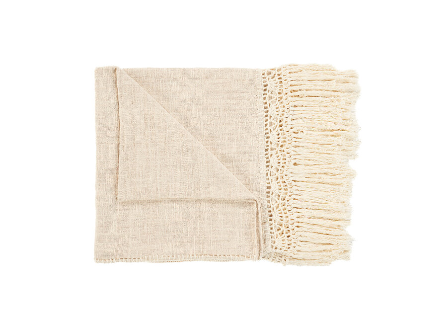 The Gypsy Bed Throw - Natural