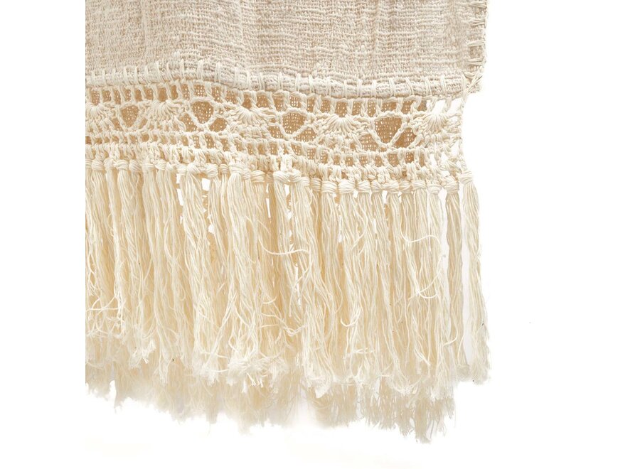 The Gypsy Bed Throw - Natural