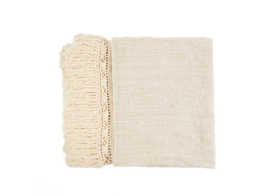 De Gypsy Bedsprei - Naturel