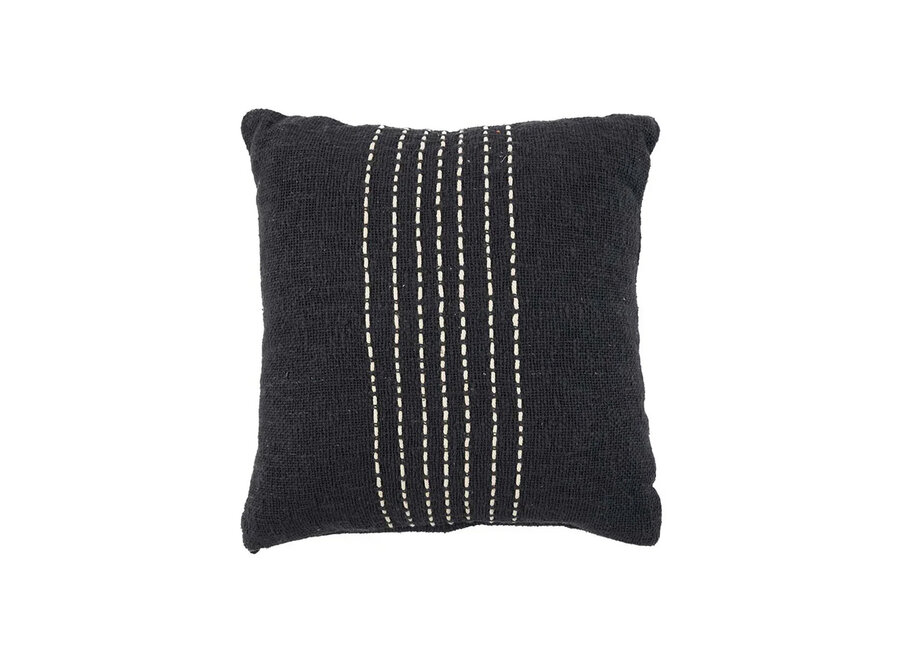 La Funda de Cojín Drizle - Negro Blanco