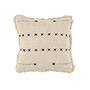 The French Kiss Cushion Cover - Natural Black