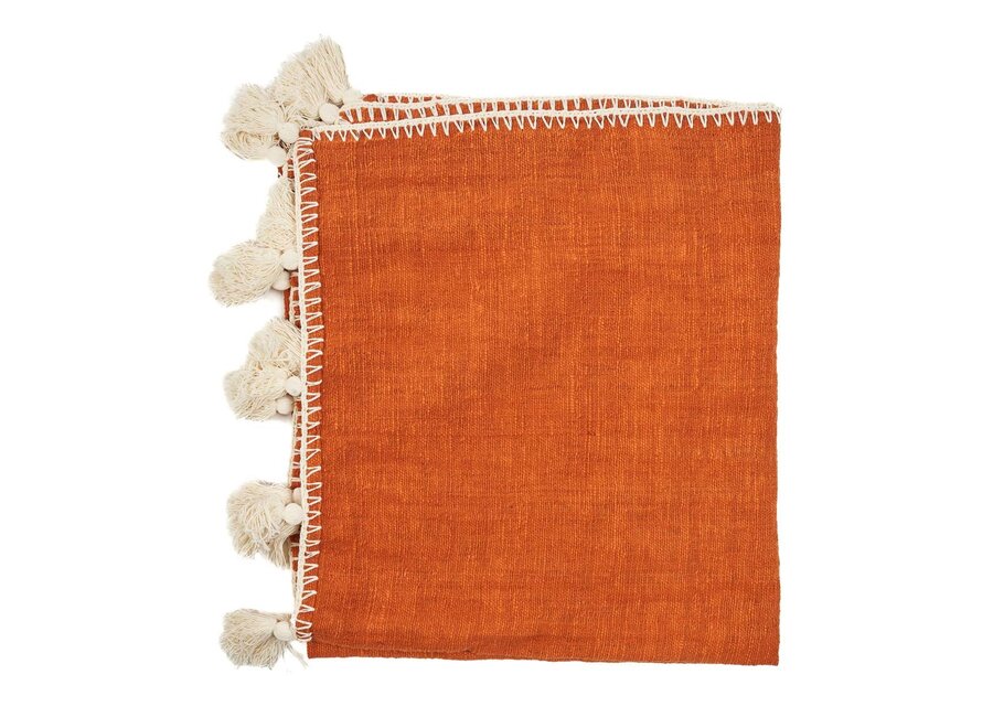 Manta para Cama Stitch - Terracota