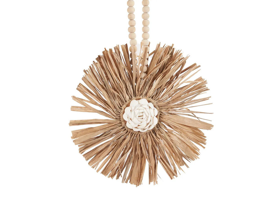 Die Raffia Bunga Quaste - Natur