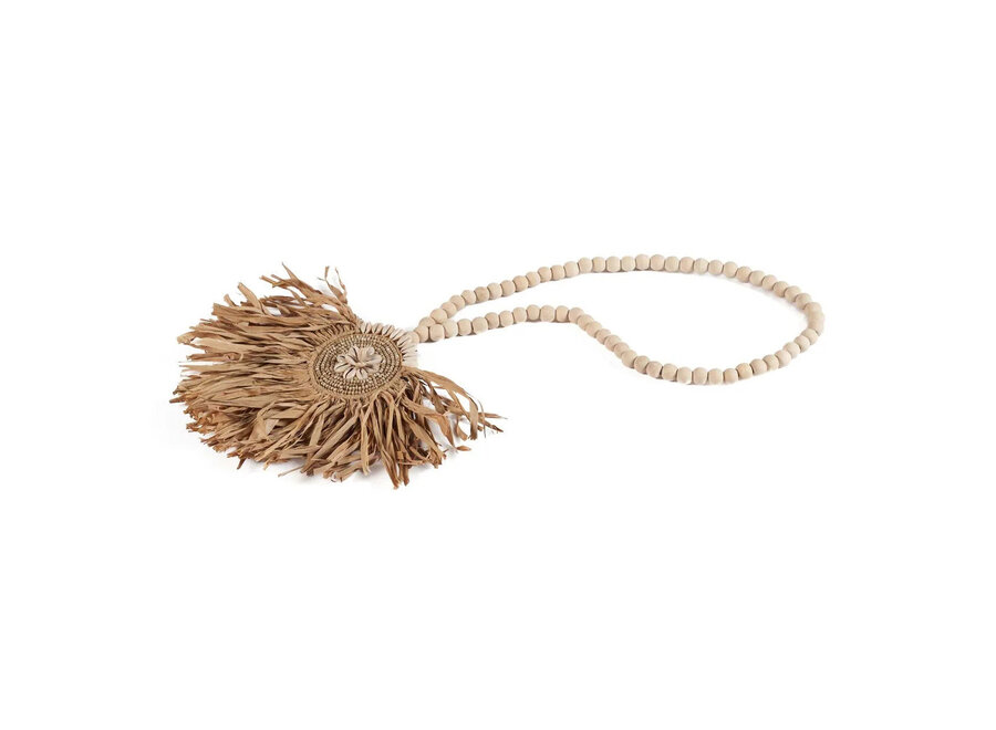 Le Raffia Tajoe Pompon - Naturel