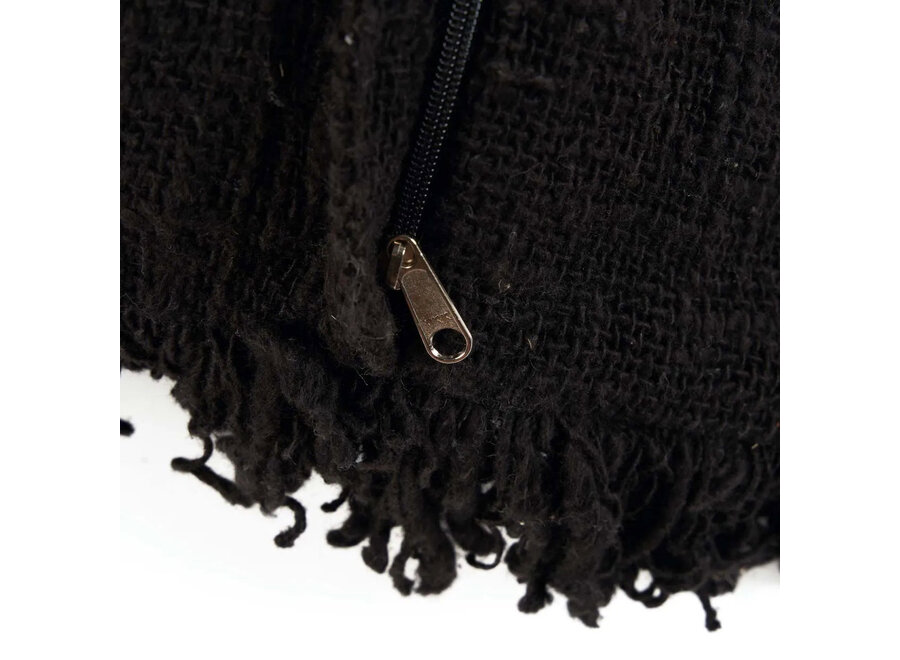 Copri cuscino Full Moon - Nero