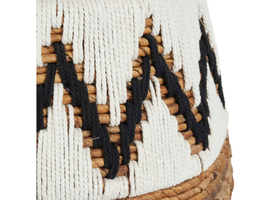 The Little Bay Beach Basket - Natural White - M