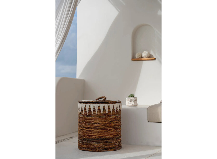 The Banana Stitched Laundry Baskets - M