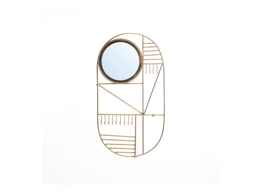 The Do I Look Pretty Wall Hanger - Brass