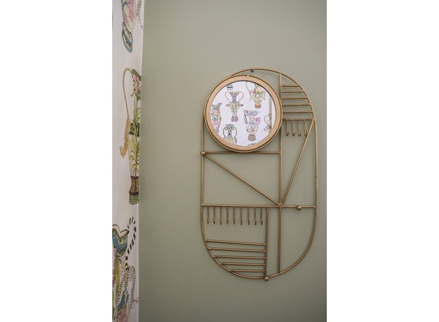 The Do I Look Pretty Wall Hanger - Brass