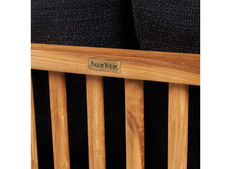 The Malawi Two Seater - Natural Black