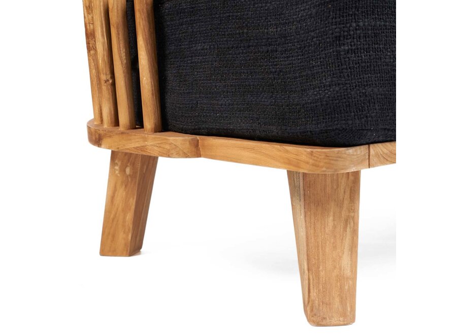 The Malawi Two Seater - Natural Black