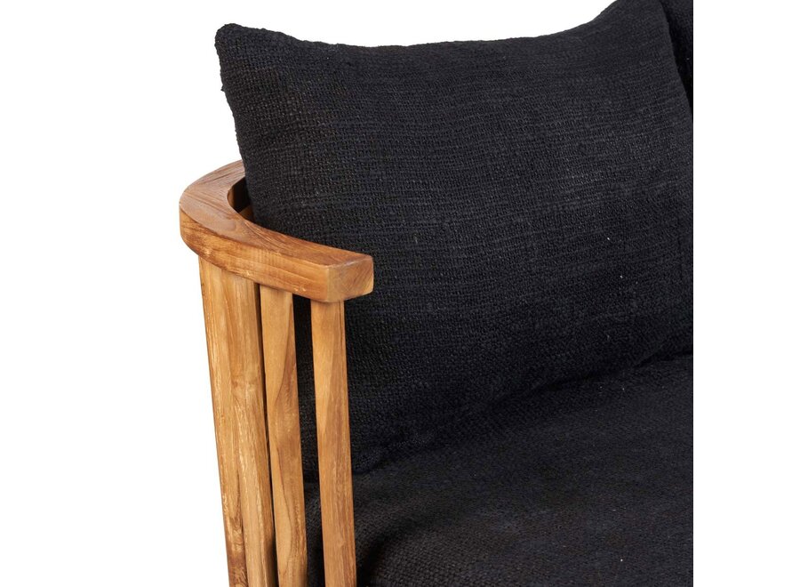 The Malawi Two Seater - Natural Black
