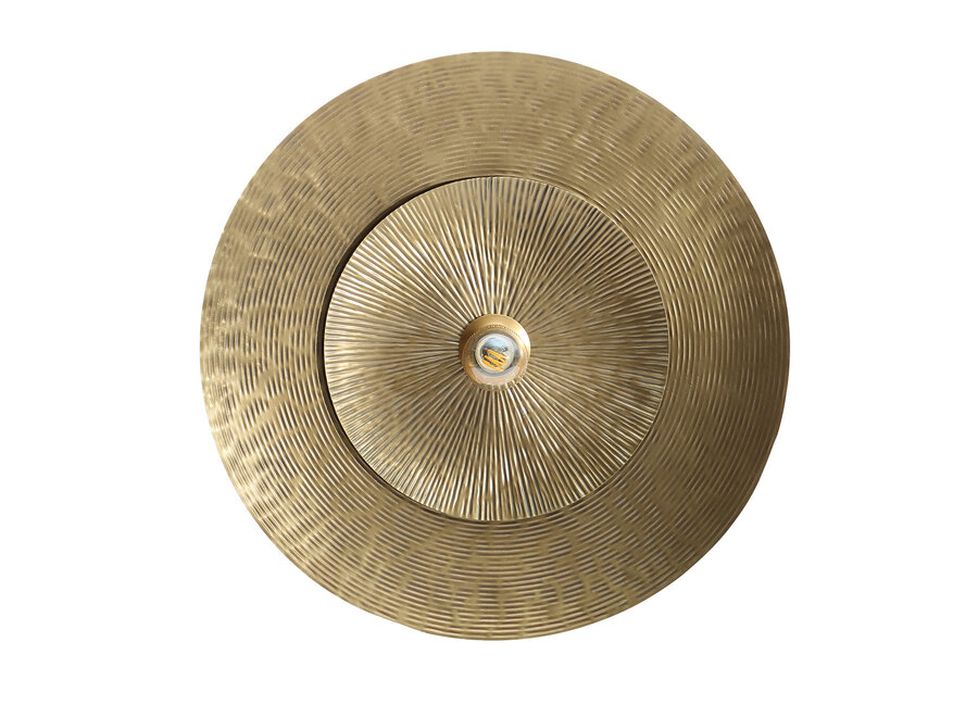 The Double Full Moon Wall Lamp - Brass - M