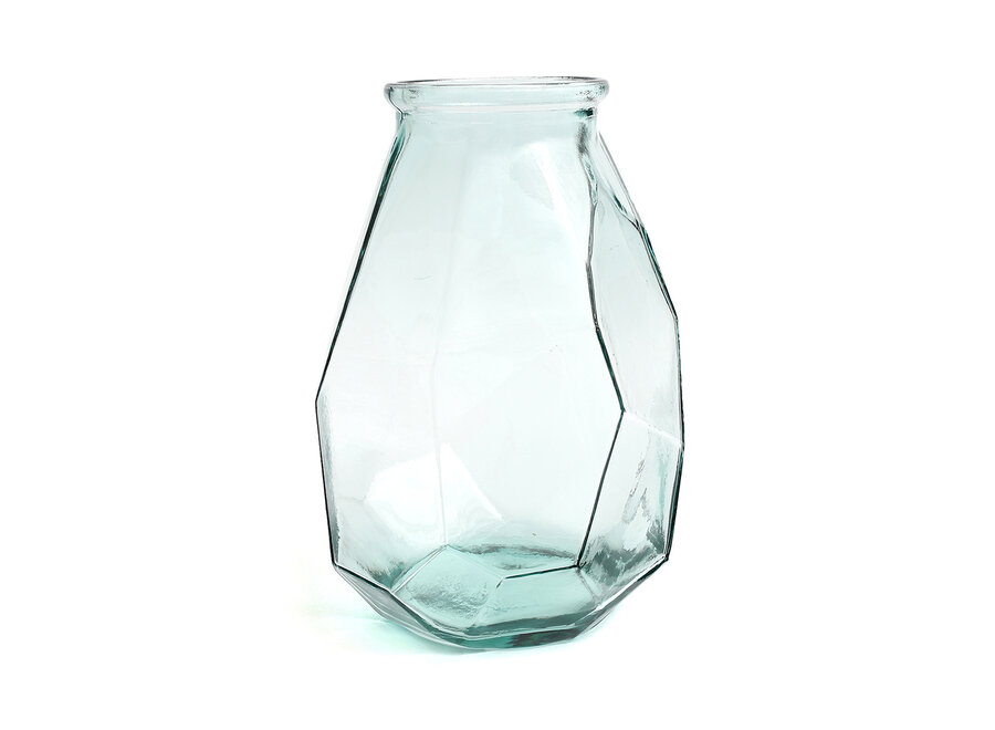 Die Long Origami Vase - Blau