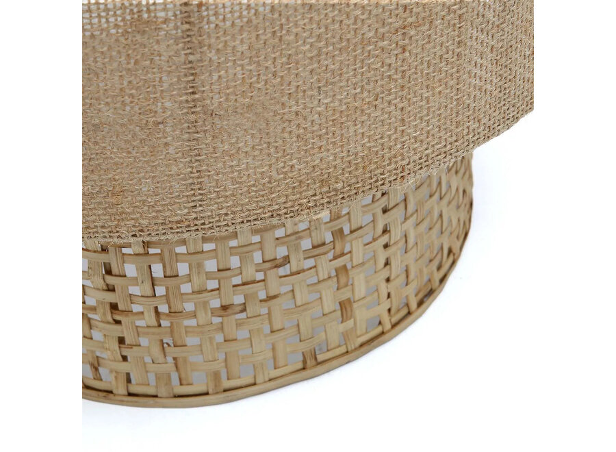 El Bolly Jute Aplique de Pared - Natural - M
