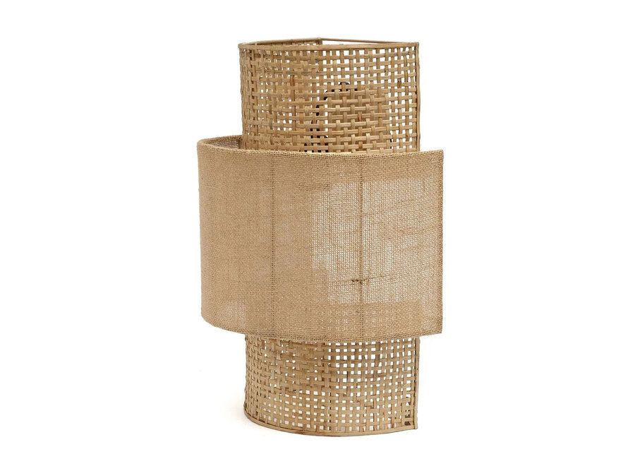 El Bolly Jute Aplique de Pared - Natural - M