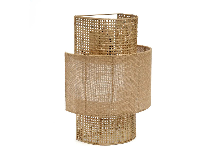 El Bolly Jute Aplique de Pared - Natural - M