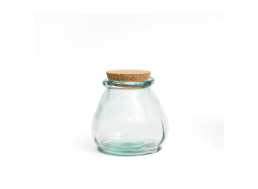 Der Belly Glasbehälter - Blau - S