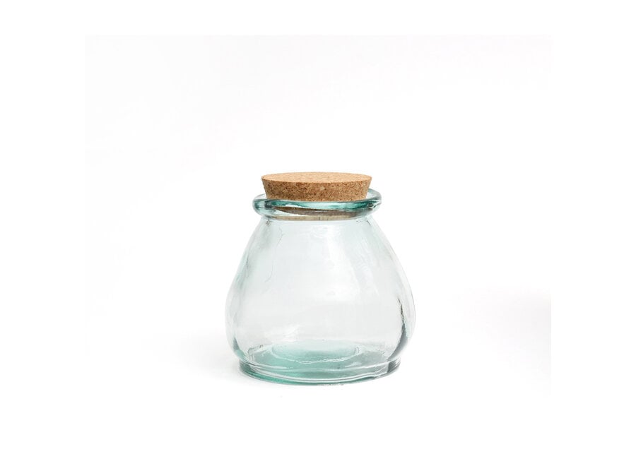 Der Belly Glastopf - Blau - S