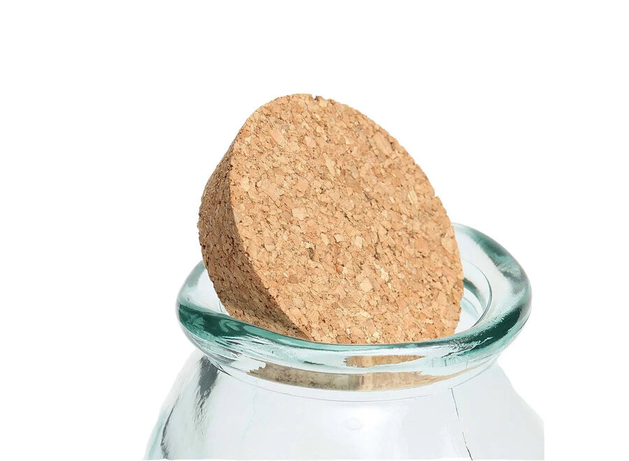 Tarro de Cristal Belly - Azul - S