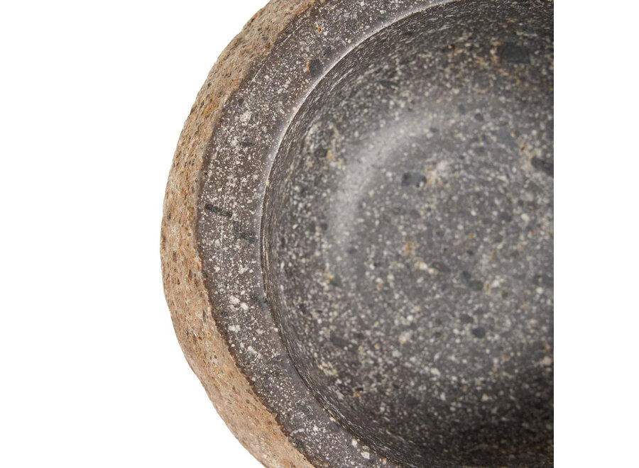 De River Stone Kom - Zwart - M