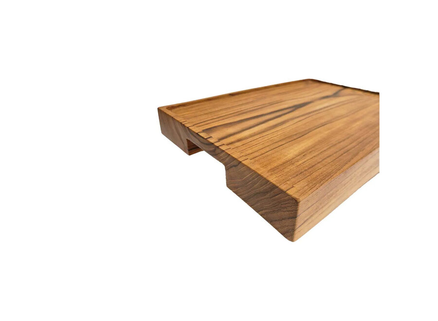 El Plato Servidor De Teca - Natural