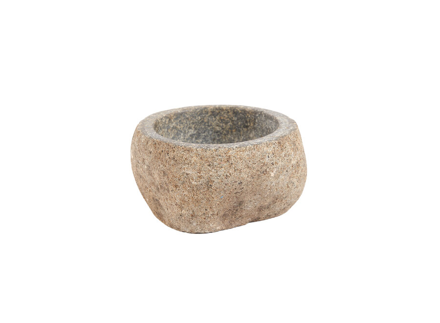 Die River Stone Schale - Schwarz - S