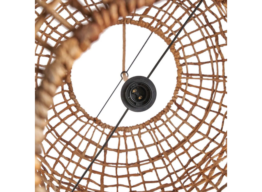 La Lampada A Sospensione Kuso - Naturale - XL