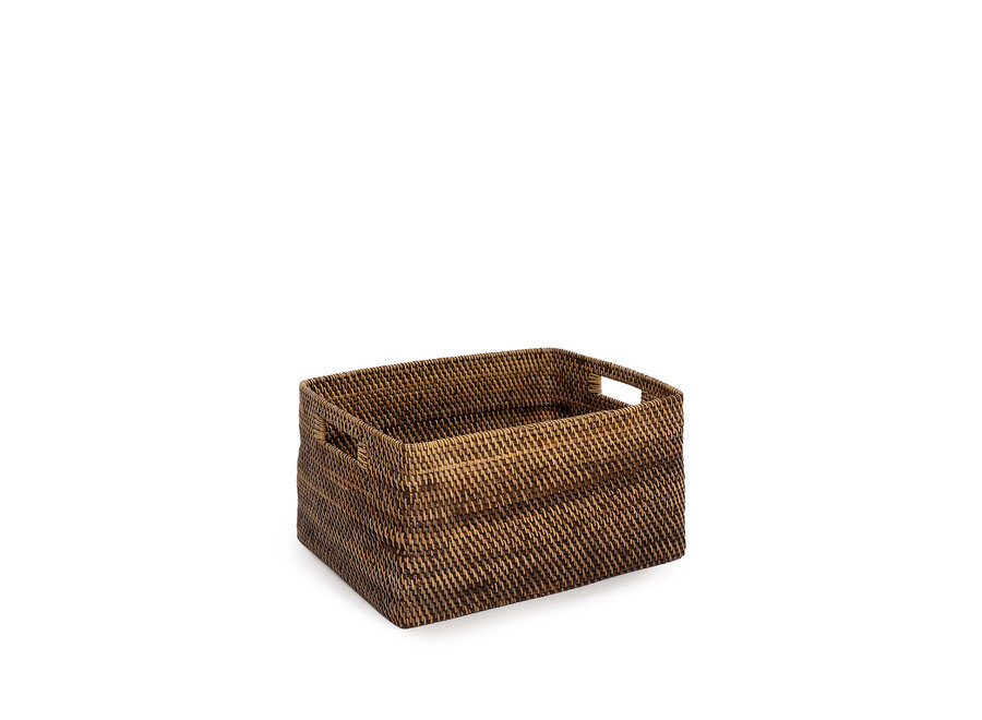 The Colonial Magazine Basket - Natural Brown - M