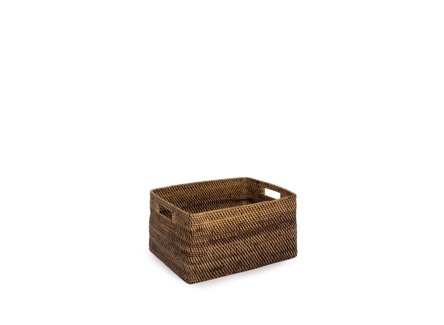 The Colonial Magazine Basket - Natural Brown - S