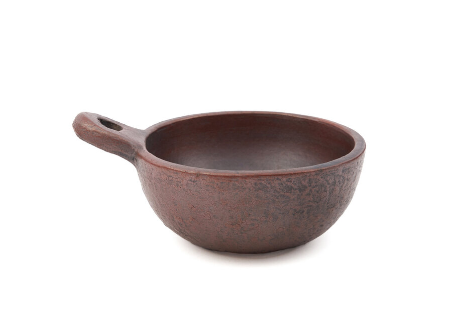 De Etnische Kom Met Handvat - Terracotta - M