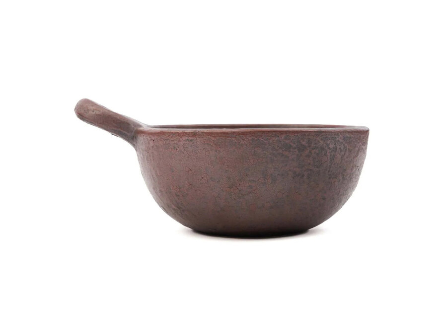 The Ethnic Bowl with Handle - Terracotta - M