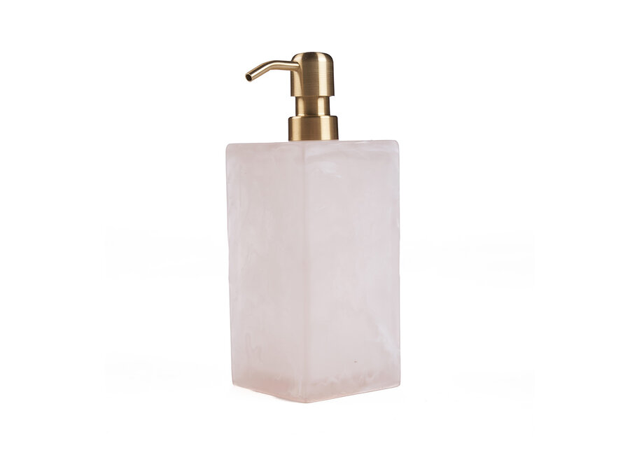 The Resin Soap Dispenser - Pink White