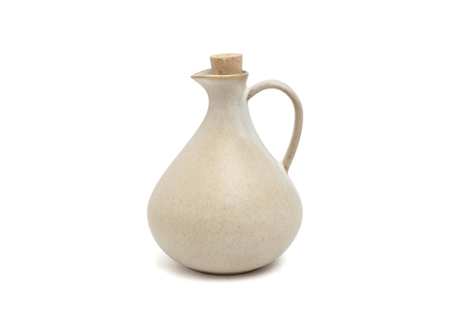 Olivenölflasche N°80 - Weiß