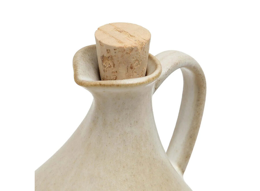 Die Olivenöl Flasche N°80 - Weiß