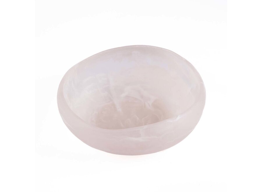 La Ciotola Resin Organic - Rosa Bianco - L