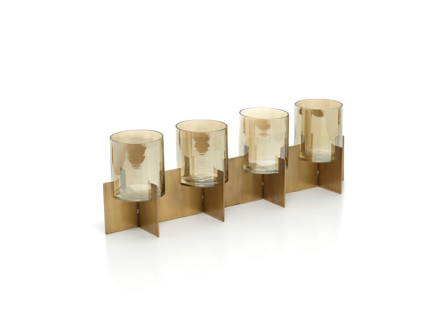 The Quarta Candle Holder - Gold