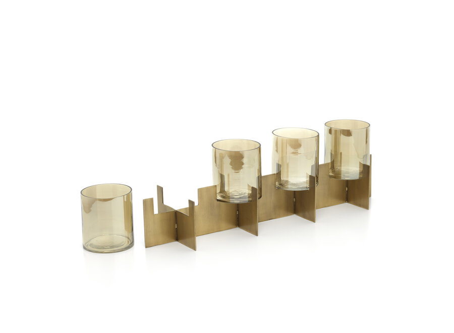 Der Quarta Kerzenhalter - Gold