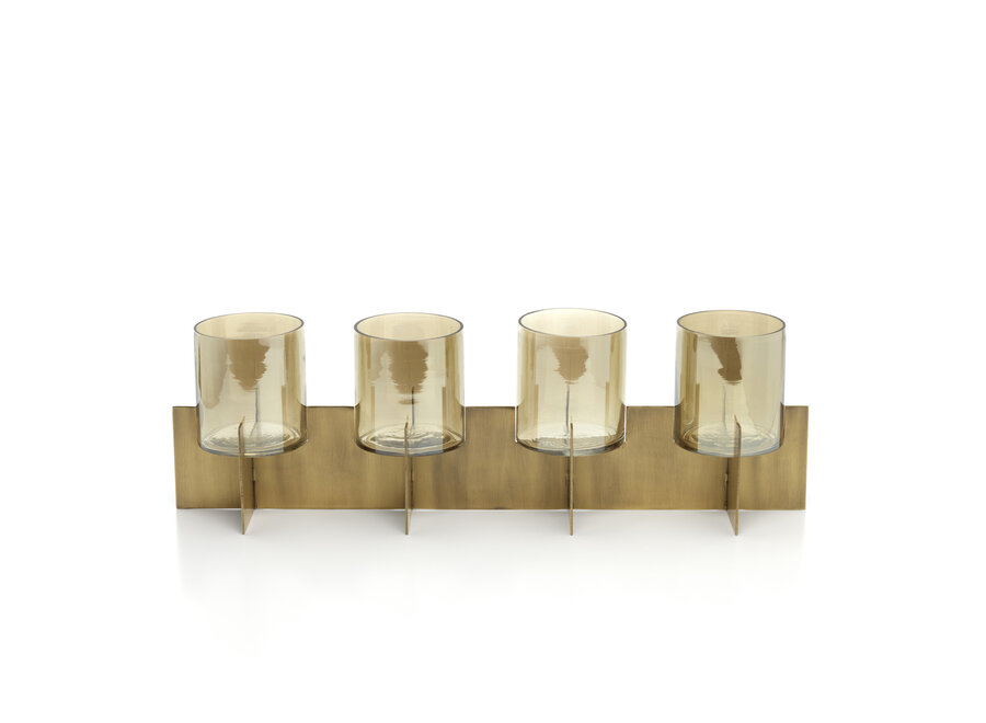 The Quarta Candle Holder - Gold