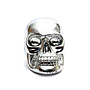 Der Resin Skull Head Schädel Silver M