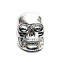 Il Resin Skull Head Argento - S