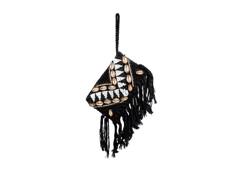 The Macrame Clutch - Black