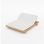 The Double Pantai Sunbed - Natural White