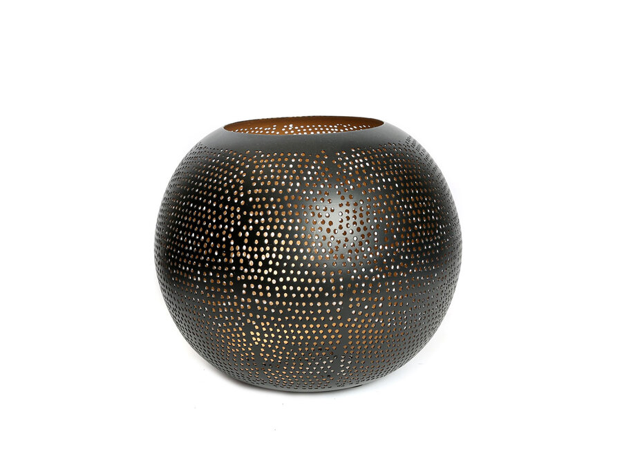 The Pierced Ball - Black Gold - L