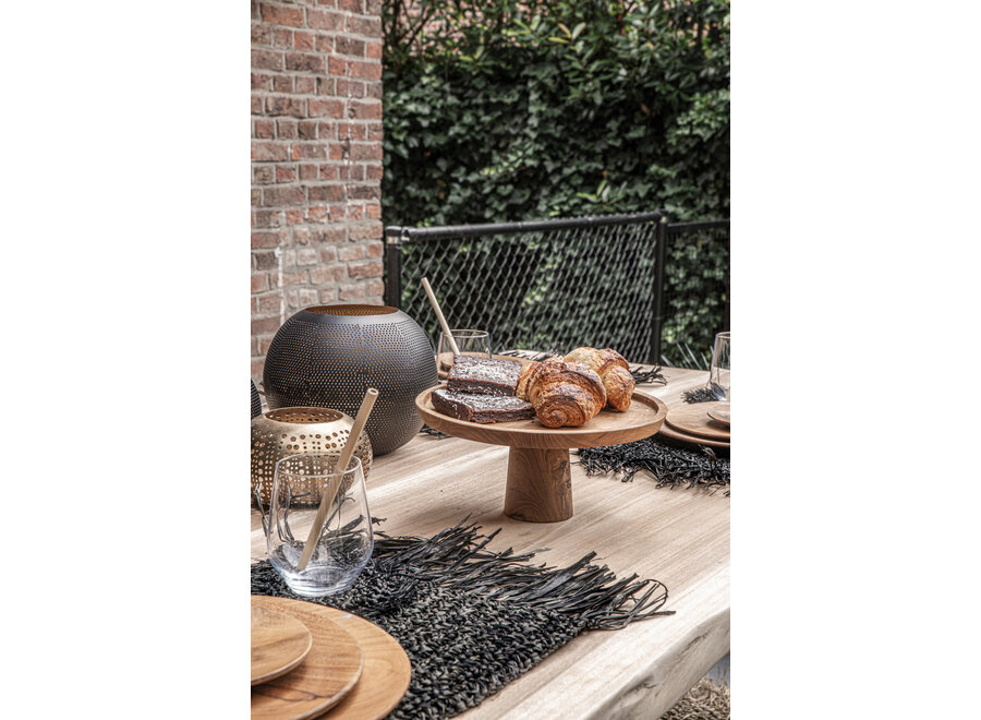 De Pierced Ball - Zwart Goud - L