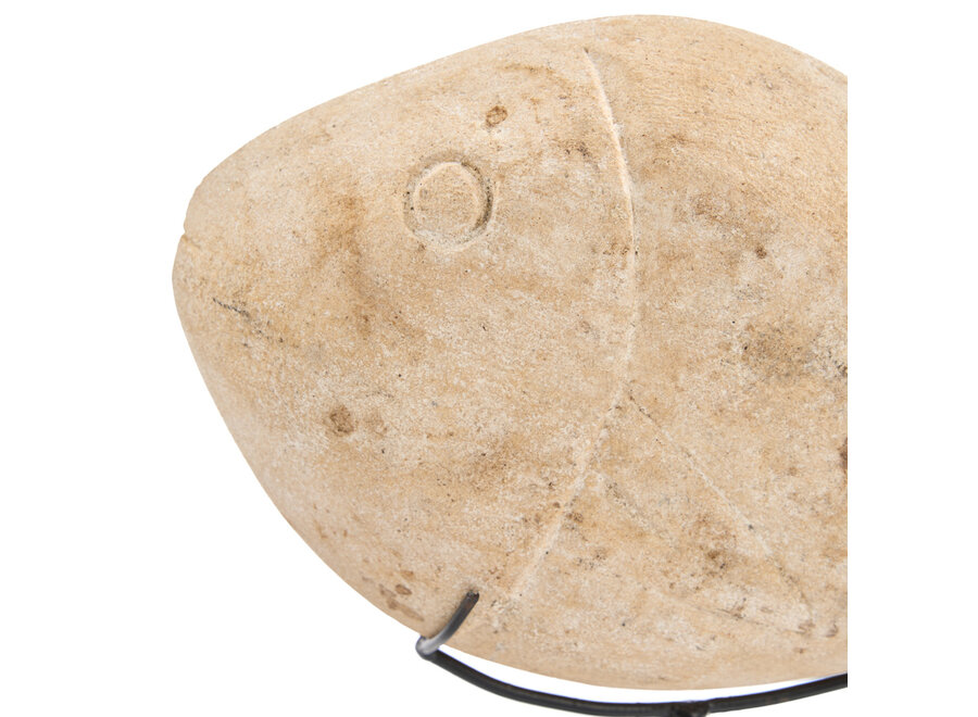 El Fish Piedra En Soporte - S