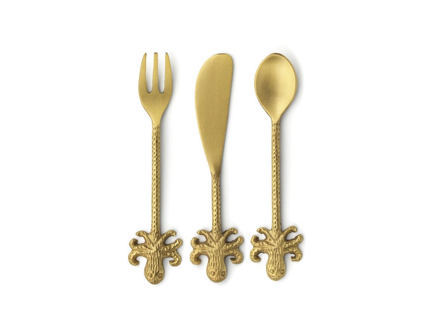 The Octopus Fork - Gold - S