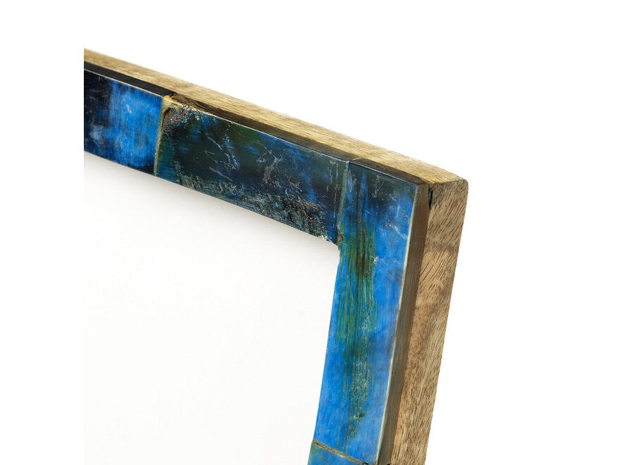 Het Azure Patchwork Frame - Turquoise - 13x18