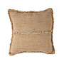 De Sahara Fringe Kussensloop - Natuurlijk Bruin - 50x50