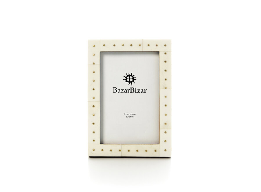 Der Boho Dot Rahmen - Creme - 10x15